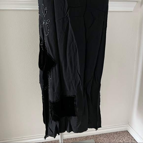 J.Jill Whisper Crepe Black Maxi Dress Size 8 NWT $129.00 - Picture 12 of 17